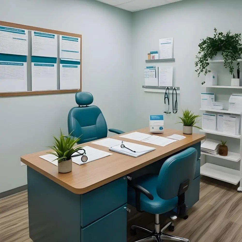 immagine di uno studio medico a scopo decorativo